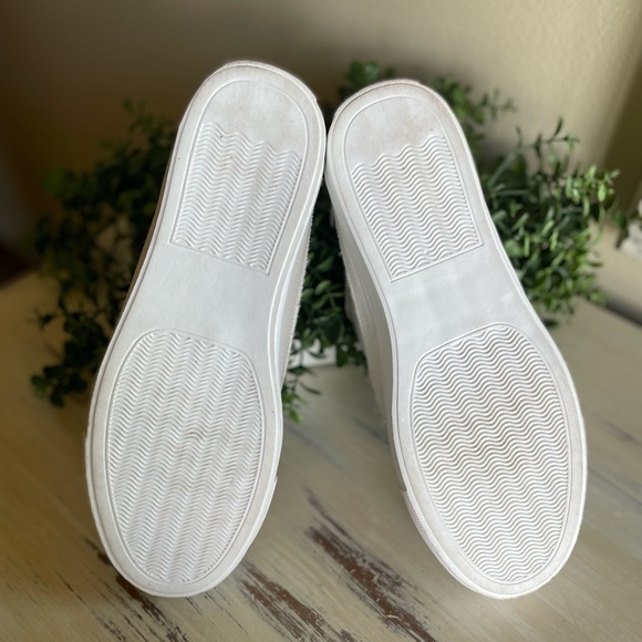 White canvas slip on sneakers - Picture 3 of 7